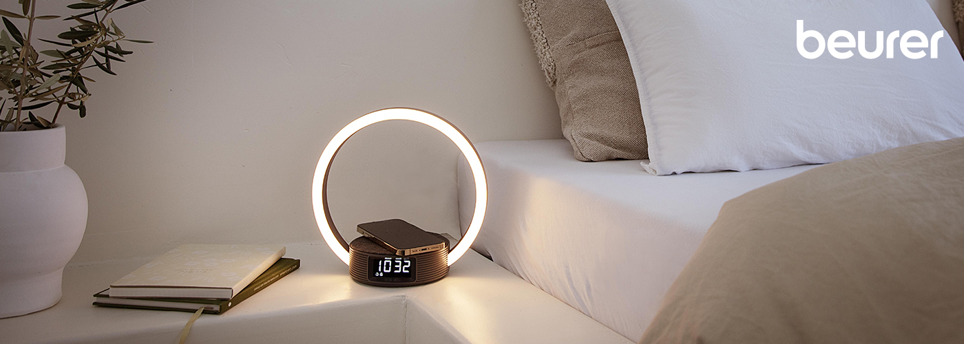 ceas si lampa cu lumina naturala